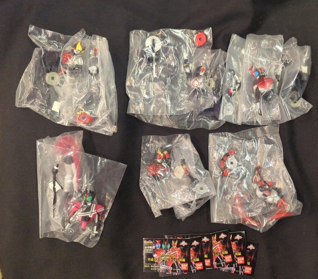 ♯Fhe05Bzアクションポーズ平成仮面ライダーセレクション後編6種 ♯Fhe05Bzアクションポーズ平成仮面ライダーセレクション後編6種