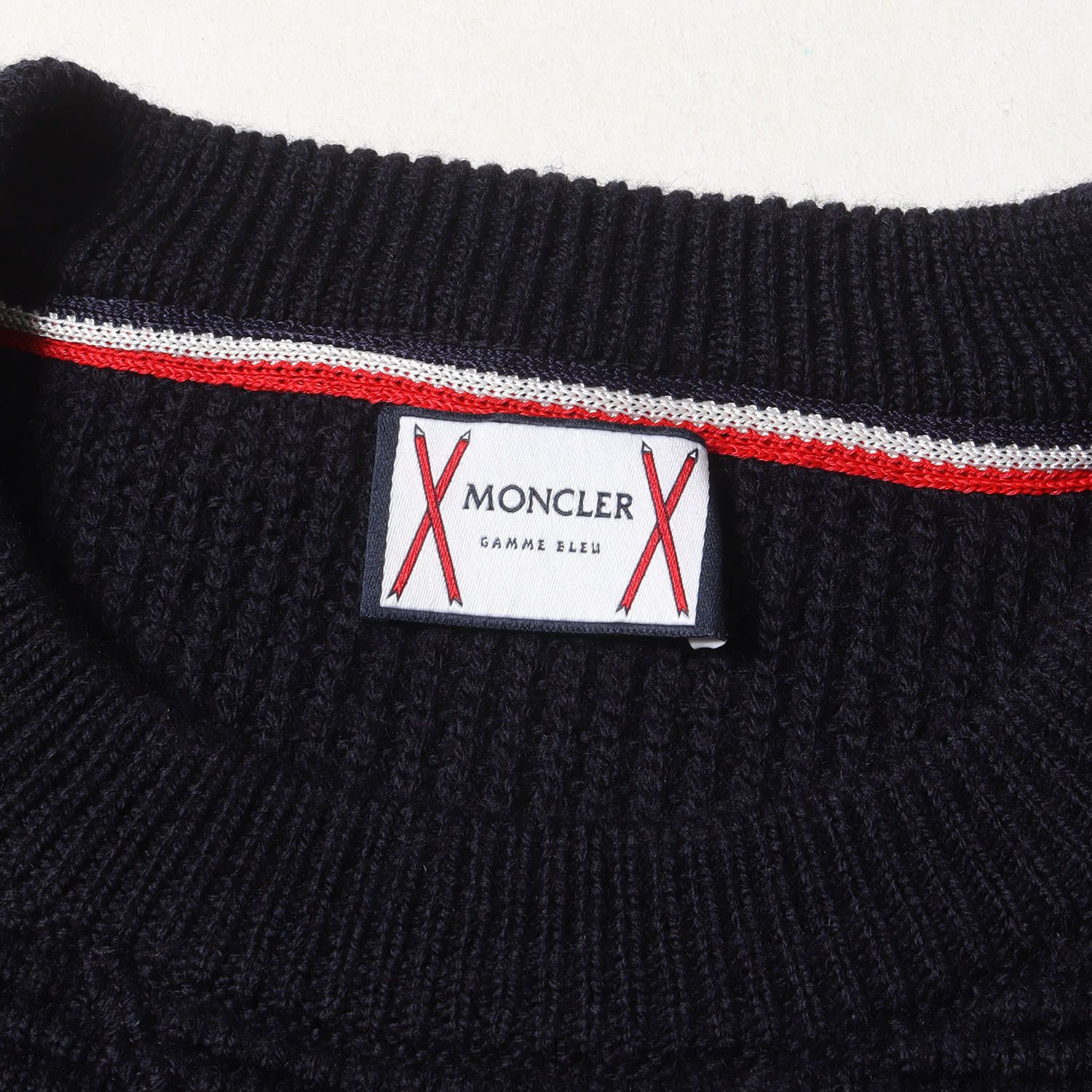 【美品】 モンクレールガムブルー ニット サイズXS メンズ MONCLER MONCLER GAMME BLEU（モンクレールガムブルー）半袖ニット