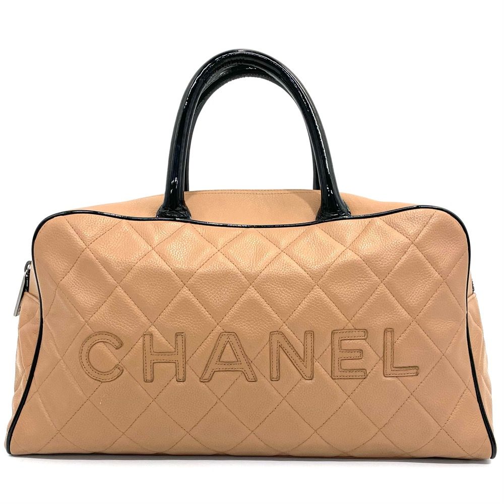 美品　CHANEL ベージュ ボストンバッグ CHANELシャネルスポーツライン ボストンバッグ 人気なベージュカラー