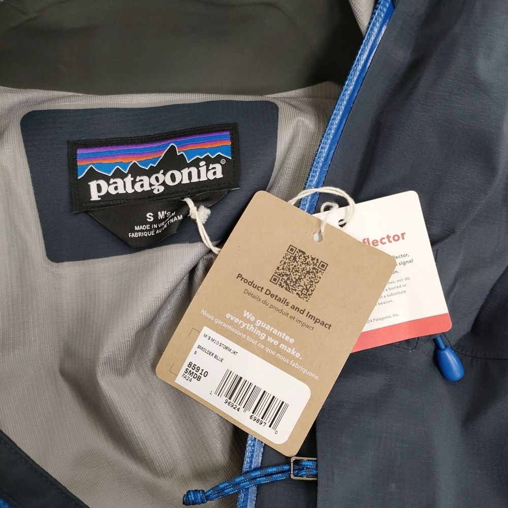 Patagonia マウンテンパーカー M (10) オリーブグリーン patagonia M10 Storm Jacket 定価55000円 STY85910FA24 サイズS