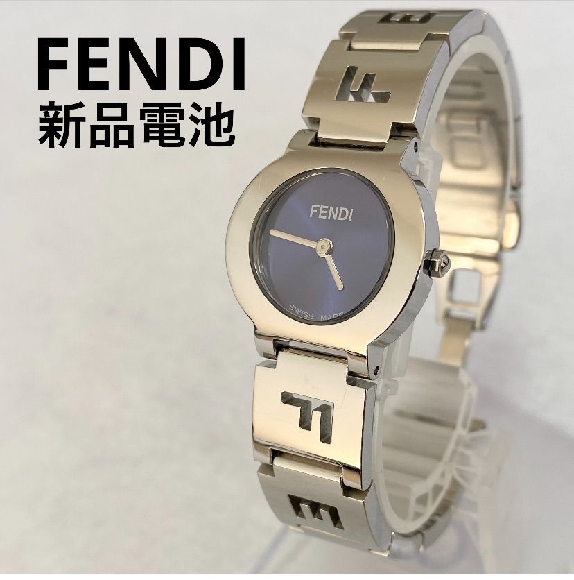 美品・新品電池】FENDI フェンディ レディース 腕時計 3050L 031-491 