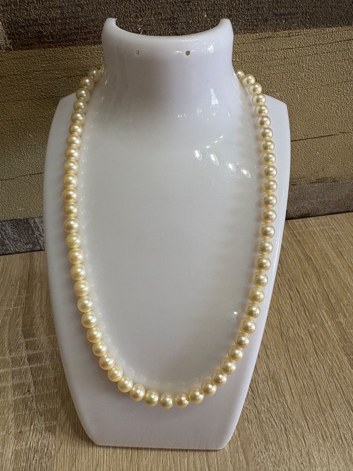 パールネックレス 6mm玉