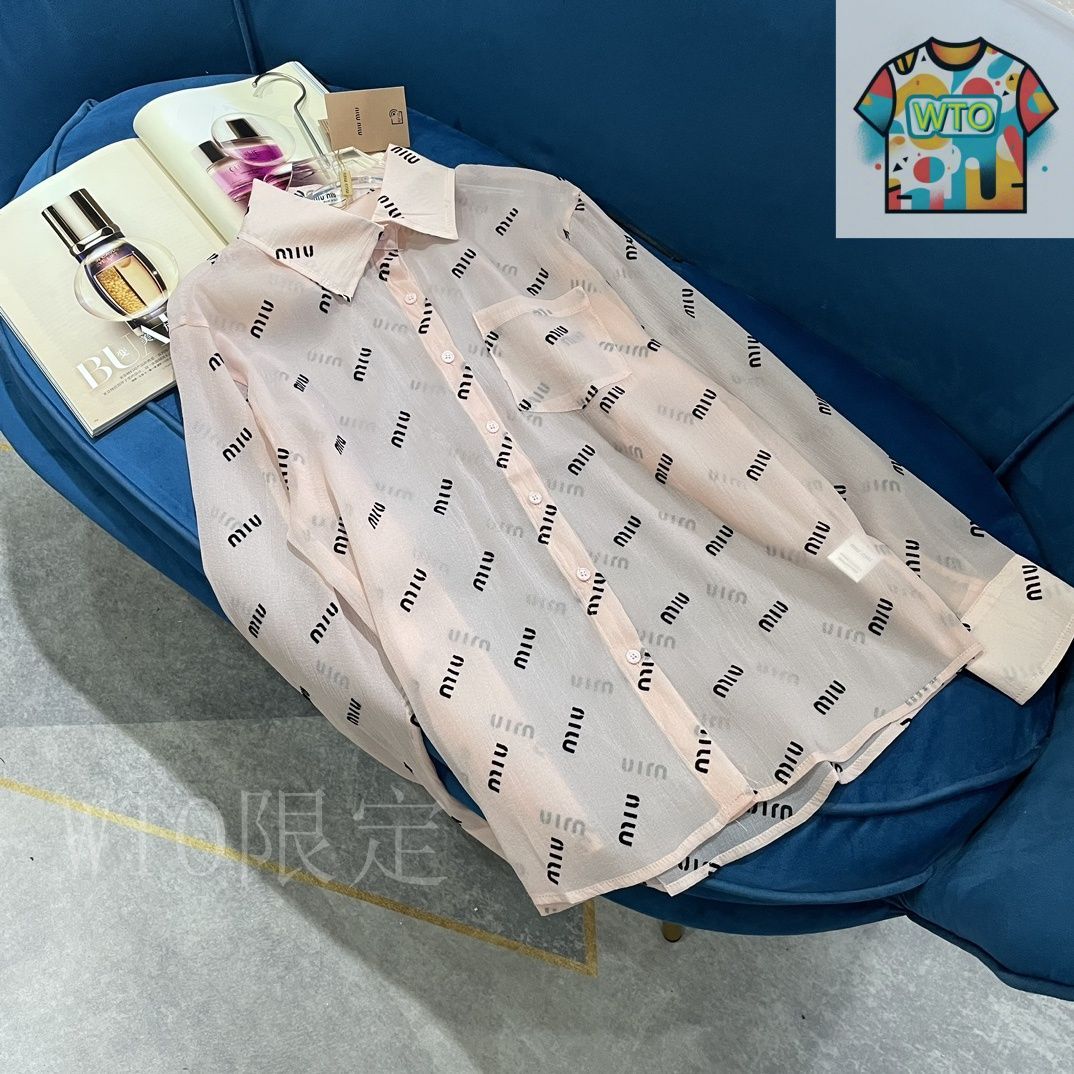 今日WTO】Miu Miu 24 春夏新款 植?アルファベット LOGO ?載