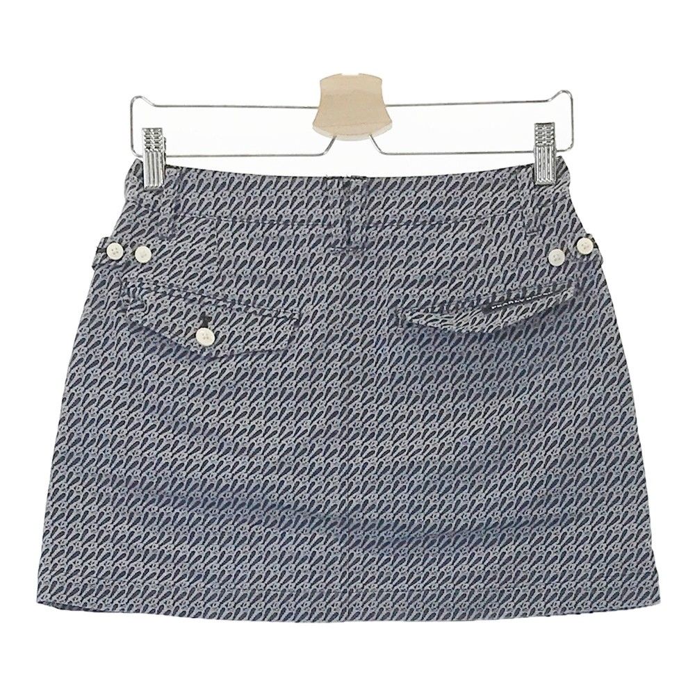 サイズ 0 PEARLY GATES パーリーゲイツ ×Disney ストレッチスカート オズワルド総柄 ネイビー系 240101232314 ゴルフウェア レディース ストスト