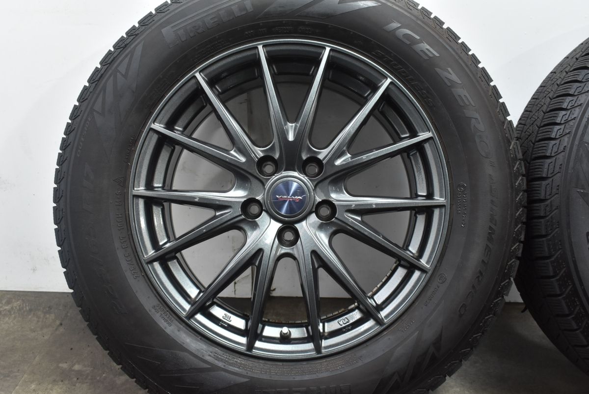 RAV4 CX-5などに】WEDS VELVA 17in 7J +40 PCD114.3 ピレリ アイスゼロ