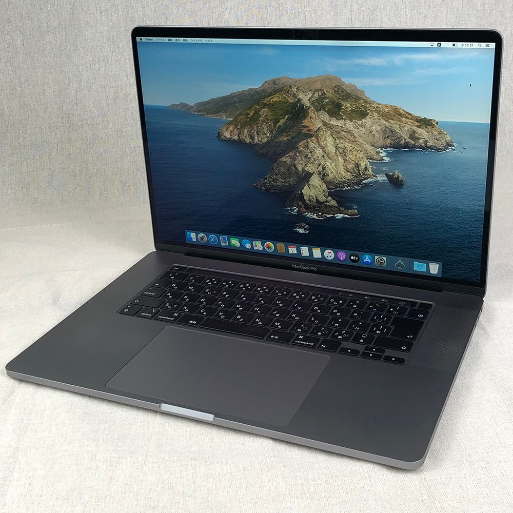 【本体のみ】Apple MacBook Pro (16インチ， 2019)【Touch Bar・i9・Radeon Pro 5500M・16GB・SSD1TB】A2141 EMC3347/LT-241457（266353）