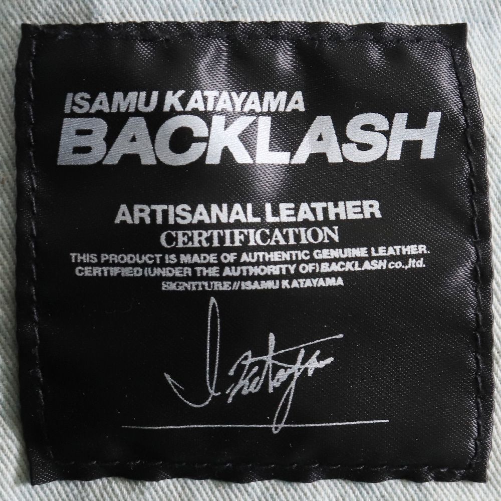 ISAMU KATAYAMA BACKLASH × WRANGLER 19oz セルヴィッチデニムパンツ L