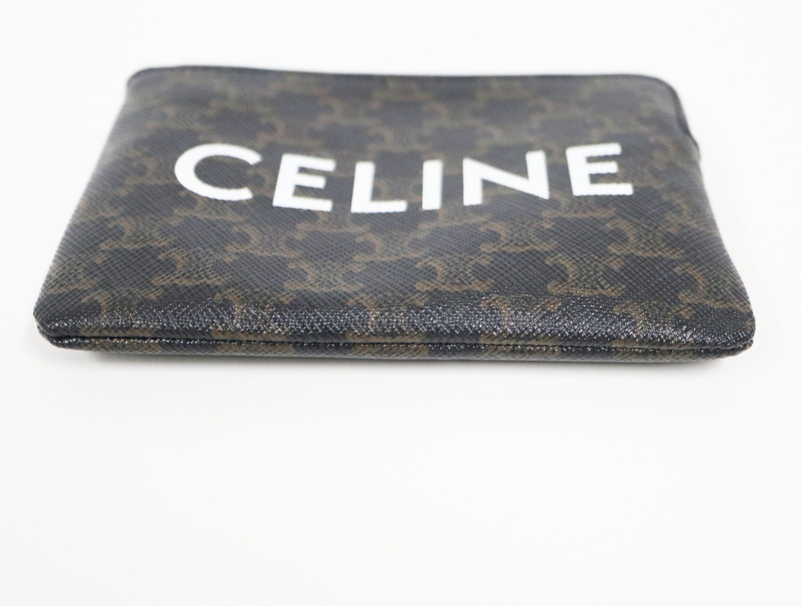 CELINE トリオンフロゴ　キーケース CELINE】セリーヌ トリオンフ キーケース カーフスキン (CELINE