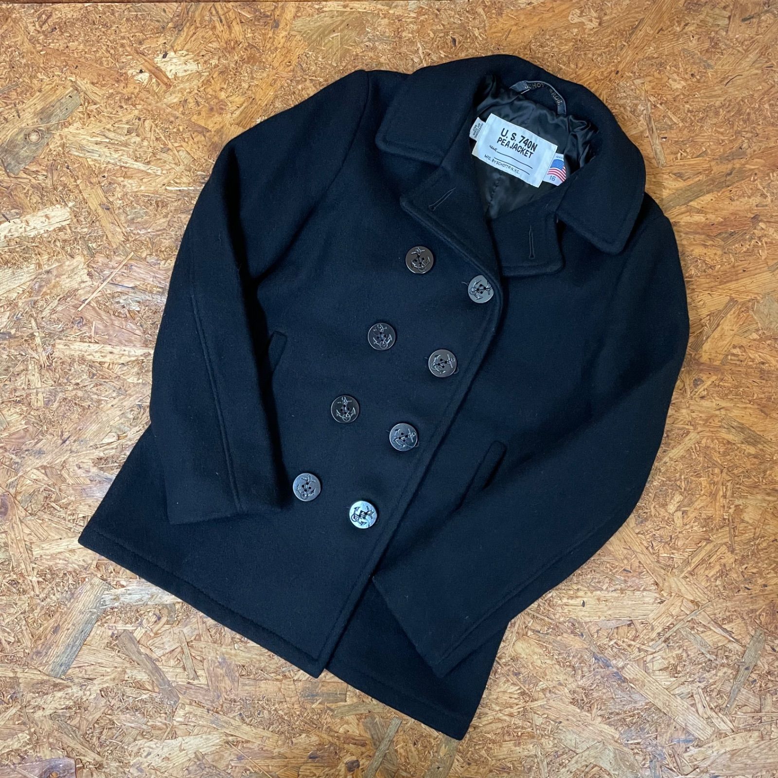 SCHOTT NYC メルトンウールライダース ピーコート ジャケット pコート