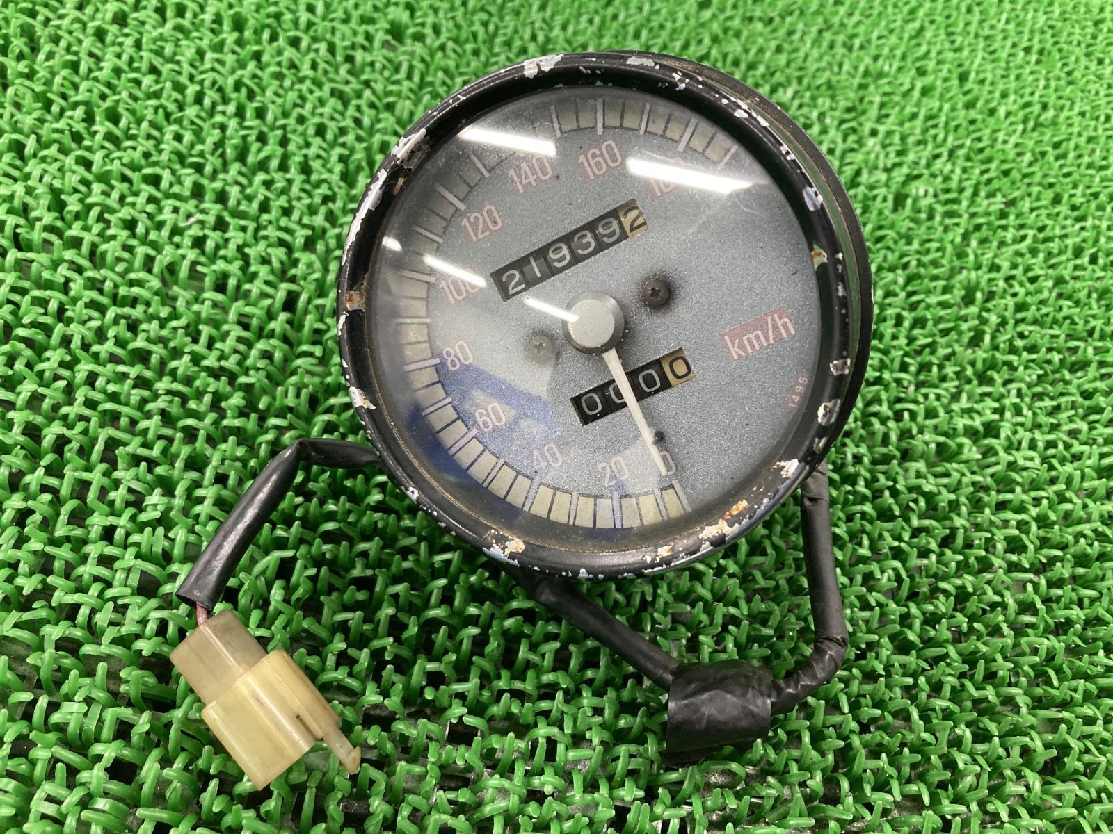 バリオス スピードメーター 1495 カワサキ 純正 中古 ZR250A 修復素材に Ac バリオス スピードメーター 1495 カワサキ 純正 中古 バイク 部品