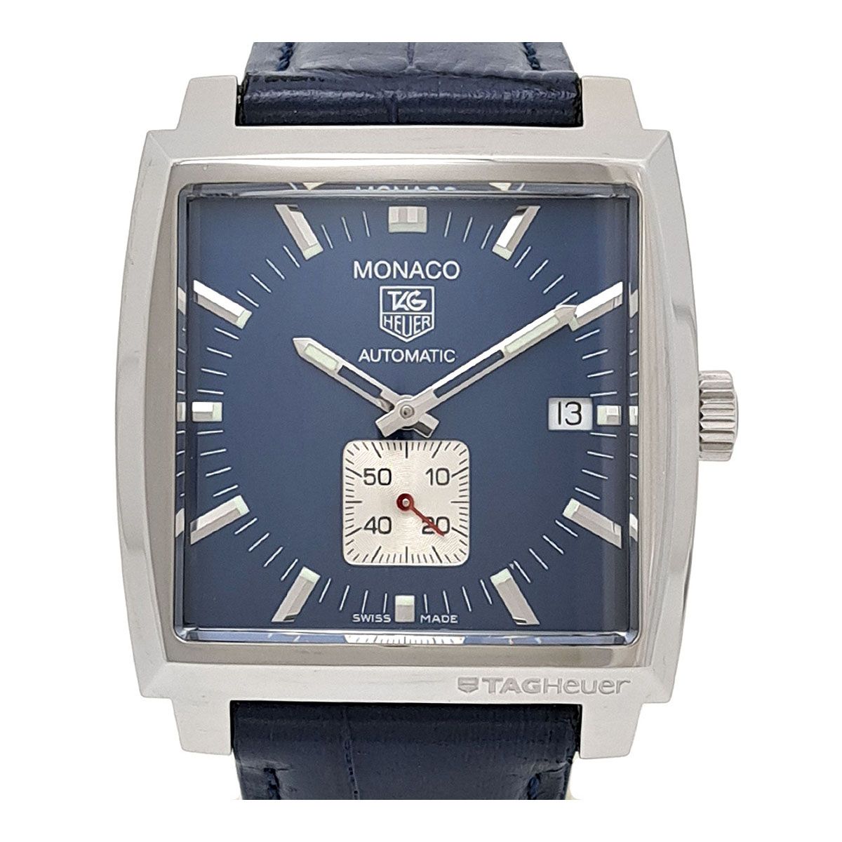 タグホイヤー モナコ WW2111 自動巻き ステンレススティール メンズ TAG HEUER 時計