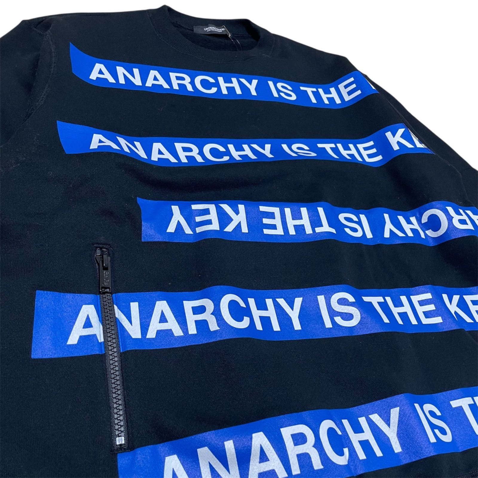 定価44000円 UNDERCOVER 裏起毛 ANARCHY IS THE KEY クルーネック