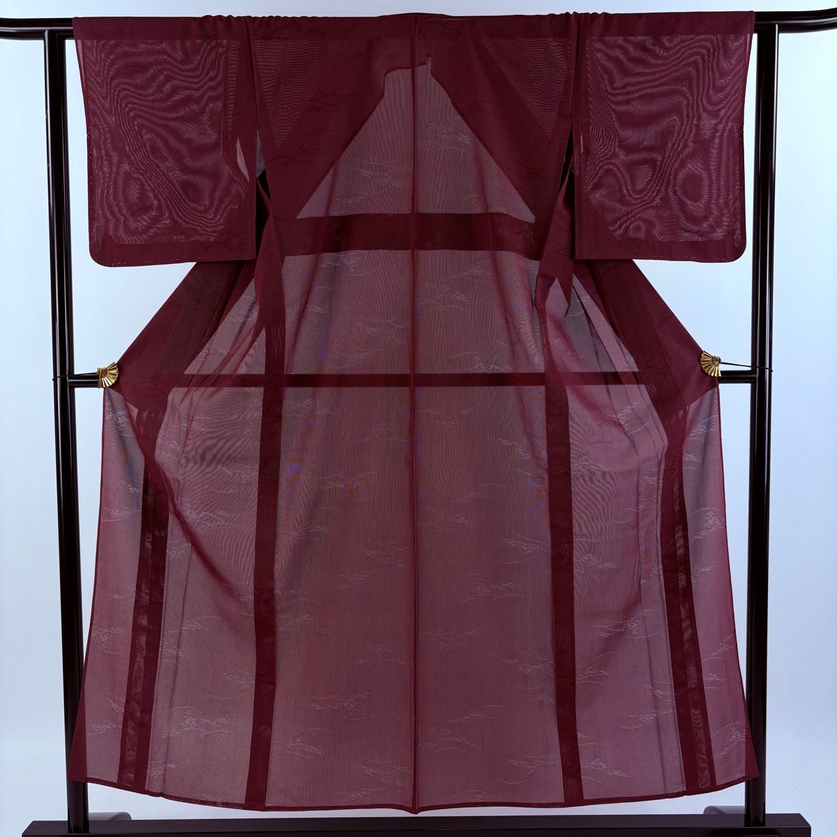 付下げ 身丈153cm 裄丈64cm M 薄物 縦絽 燕 段縞 灰白 正絹 名品 中古 付下げ 身丈156cm 裄丈64cm M 紗絽袷 霞 ぼかし 灰色 正絹 秀品 中古