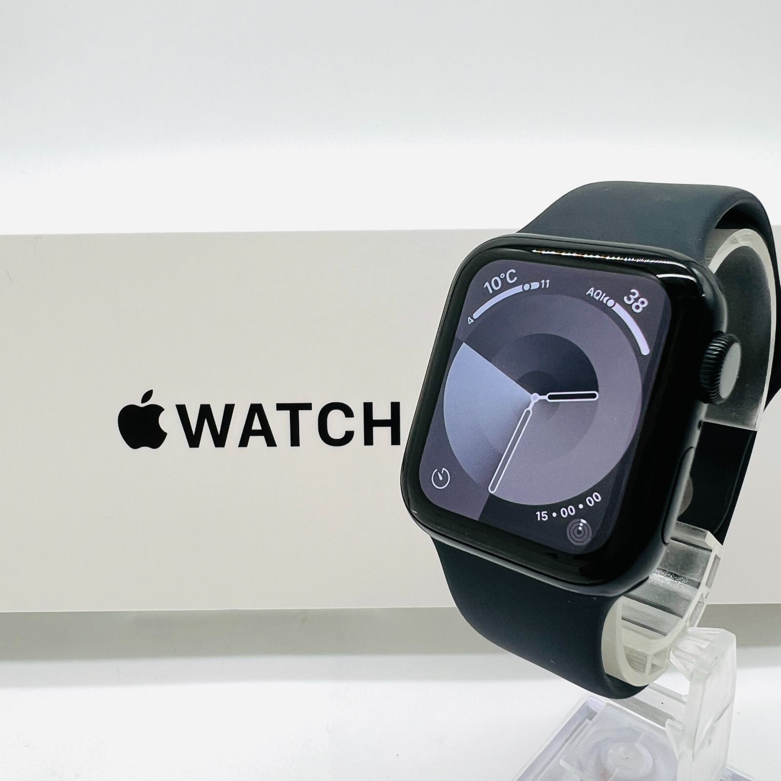 AppleWatch SE GPSモデルMNJT3J/A 40mm ミッドナイト アルミニウムケースとミッドナイトスポーツバンド