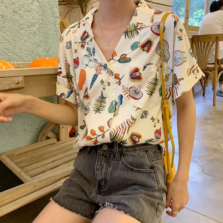 アロハシャツ トップス レディース シャツ 半袖 春夏 ボタニカル柄 花柄 開襟シャツ 柄シャツ 総柄シャツ 襟付きシャツ カジュアル 黒 夏 春 楽天市場】アロハシャツ 半袖 柄シャツ レディース トップス 春