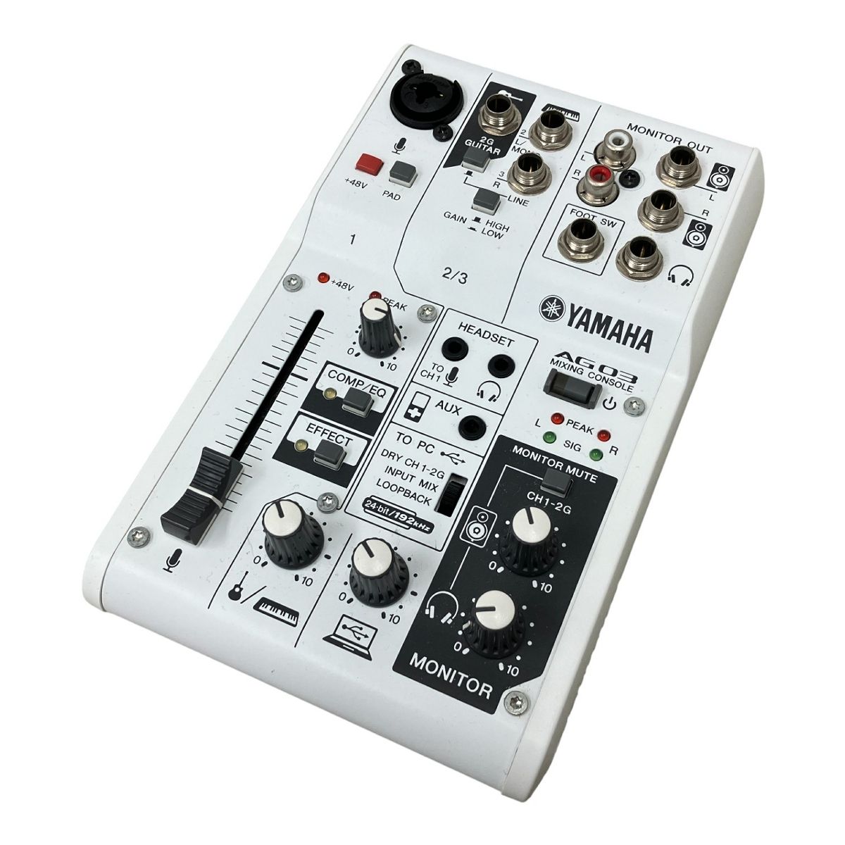 YAMAHA ヤマハ AG03 オーディオインターフェイス ライブストリーミング 音響機材 M9771954