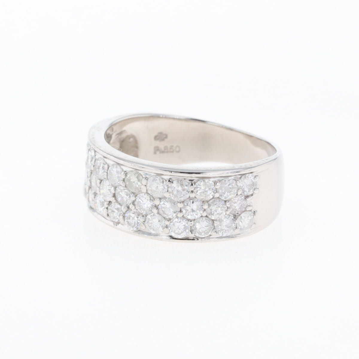 メレダイヤ デザインリング プラチナ 指輪 リング 11.5号 Pt850  