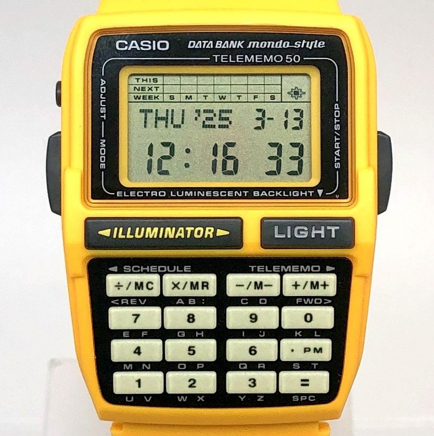 CASIO カシオ DATA BANK MONDO STYLE データバンク モンドスタイル DBC