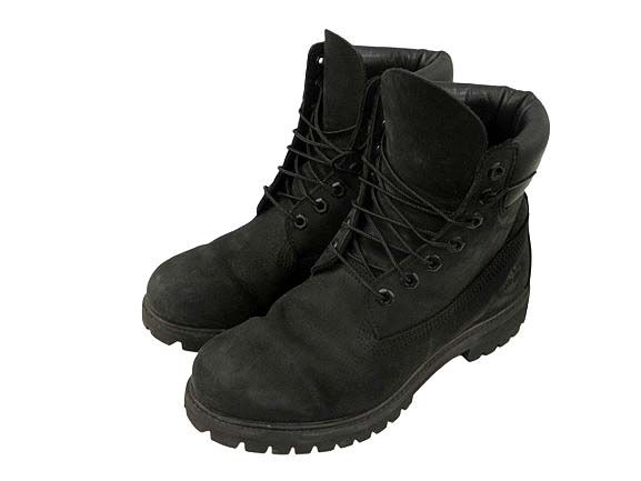 ティンバーランド Timberland ICON 10073 6in Premium Boot レースアップ ブーツ 25.5cm 黒 ブラック シューズ 靴