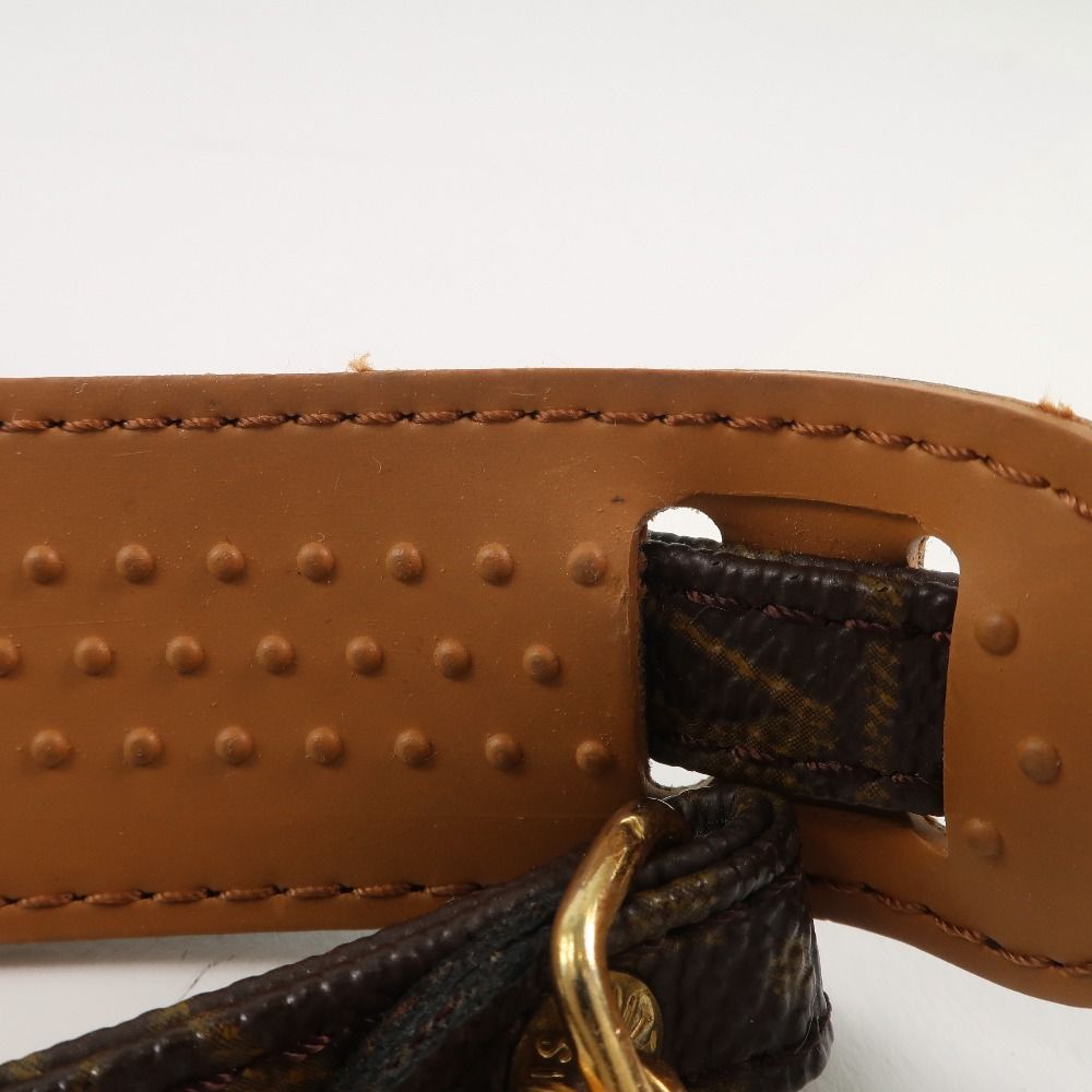 LOUIS VUITTON - 【LOUIS VUITTON】ルイ・ヴィトン モノグラムキャンバス 茶 ユニセックス ショルダーストラップ LOUIS VUITTON】ルイ・ヴィトン モノグラムキャンバス 茶 ユニ