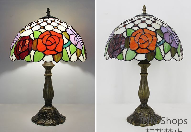 未使用 ヨーロッパ式  卓上ランプ ステンドグラス 卓上照明 未使用 ヨーロッパ式 卓上ランプ ステンドグラス 卓上照明 【公式通販】