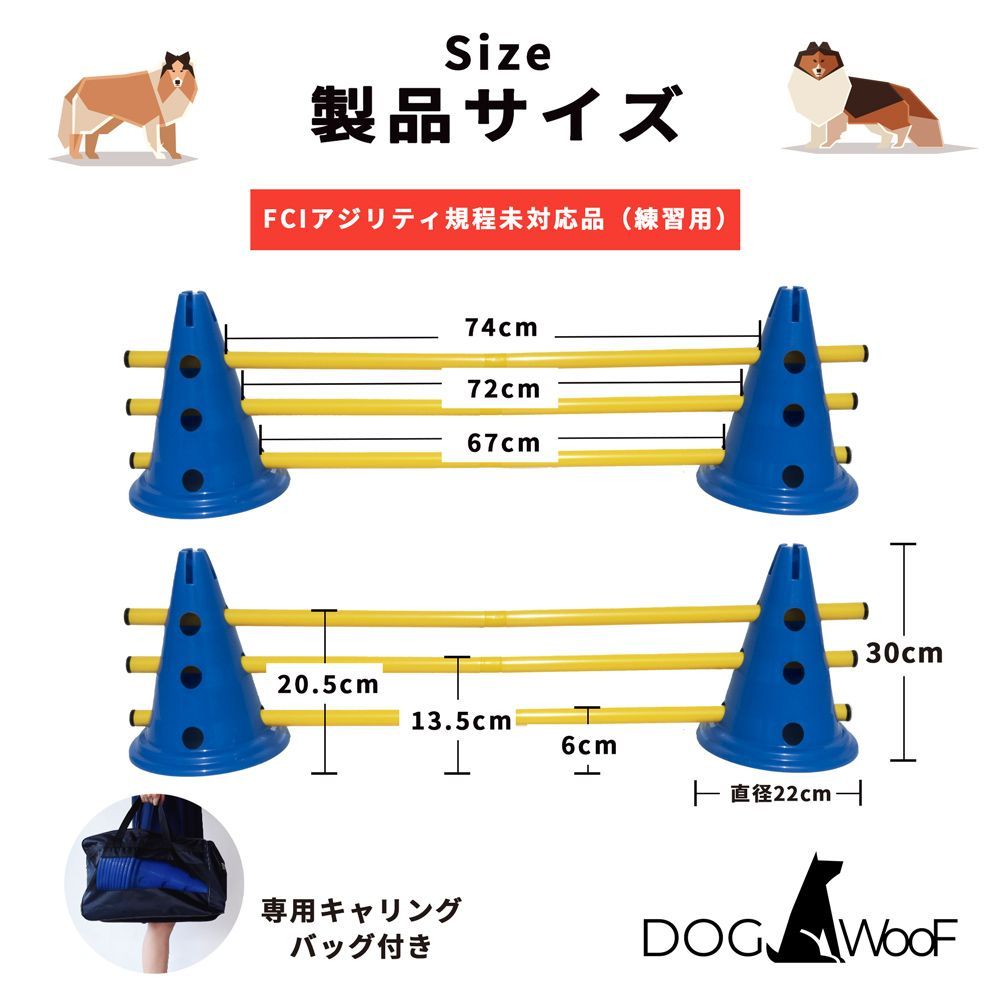 ジャンプ競技 カラーコーン10個
