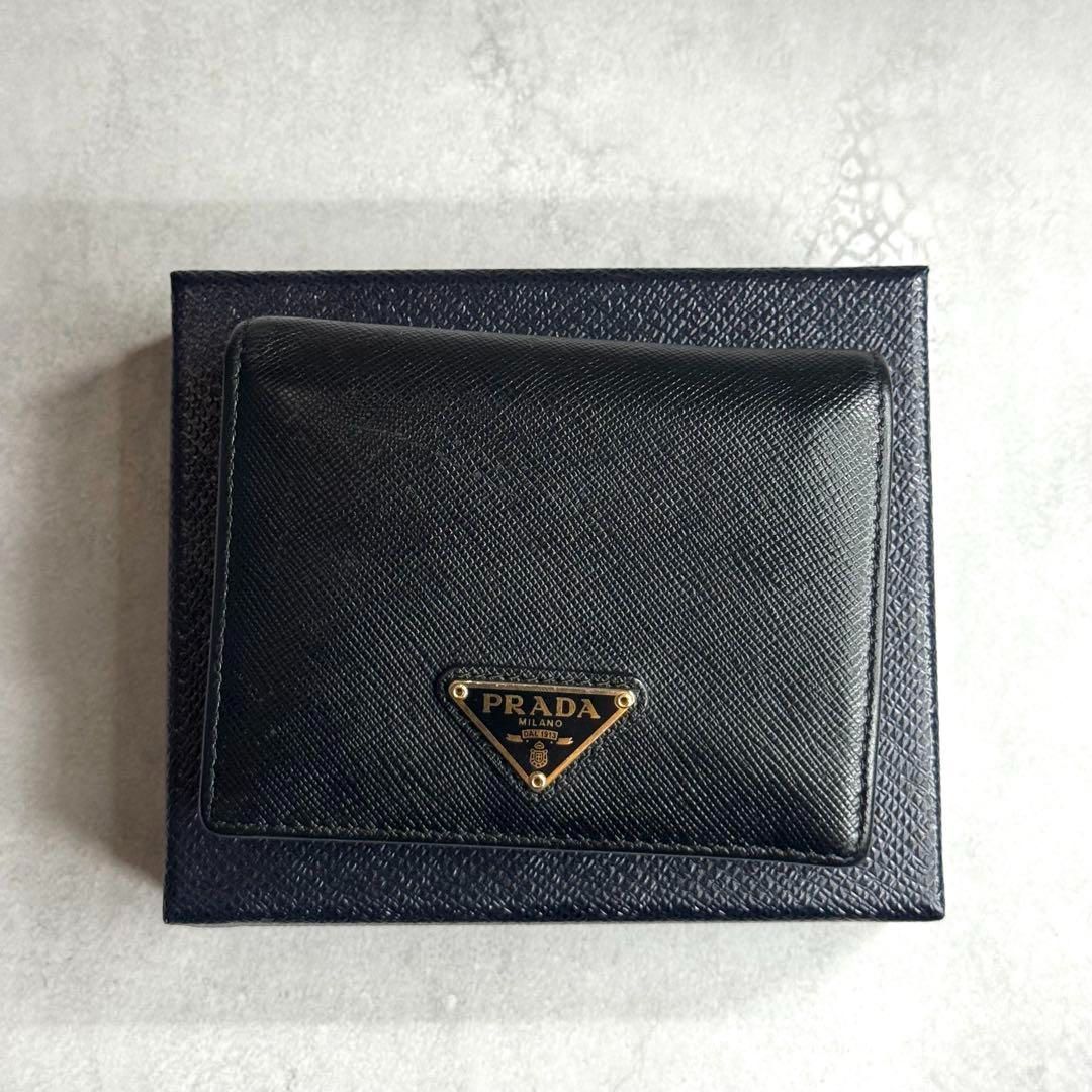 PRADA 00s archive leather 財布 ロゴプレート