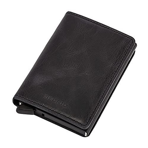 ビンテージ ブラック [Secrid] [ セクリッド シークリッド スリムウォレット Slim Wallet ビンテージ ブラック Vintage  Black 8718215283980 財布 レザー カードケース パスケース 革 メンズ キャッシュレス [