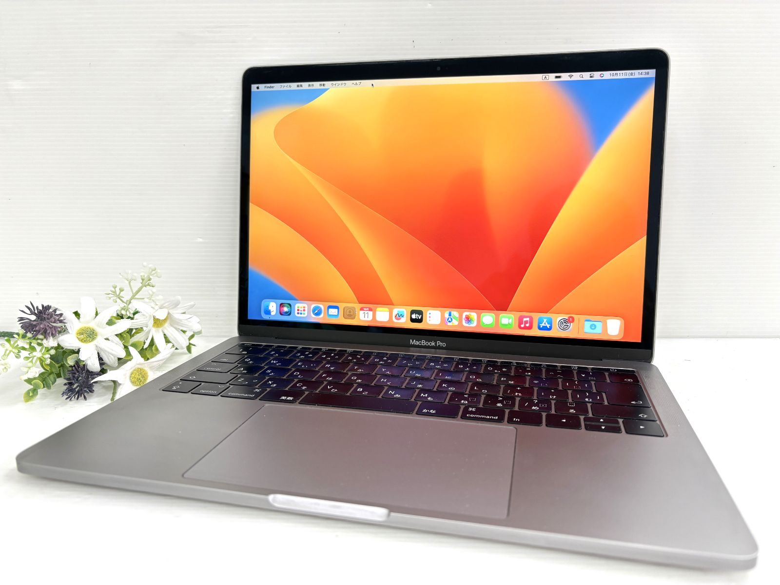 良品 13.3インチ】Apple MacBook Pro(13-inch, 2017) A1708 Core i5(7360U)/2.3GHz  RAM:16GB/SSD:256GB Ventura 動作品 - メルカリ