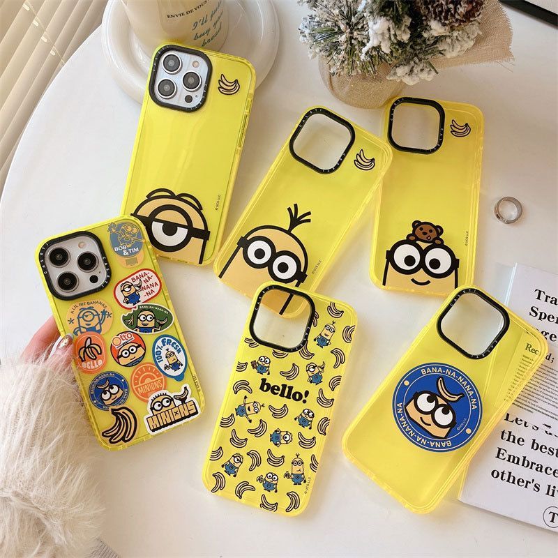 Casetify×Minions スマホケース ミニオン iphoneケース 透明ケース 衝擊吸收 多機種対応 可愛いケース iphone15pro ケース iphone14ケース iPhone13promaxケース - メルカリ