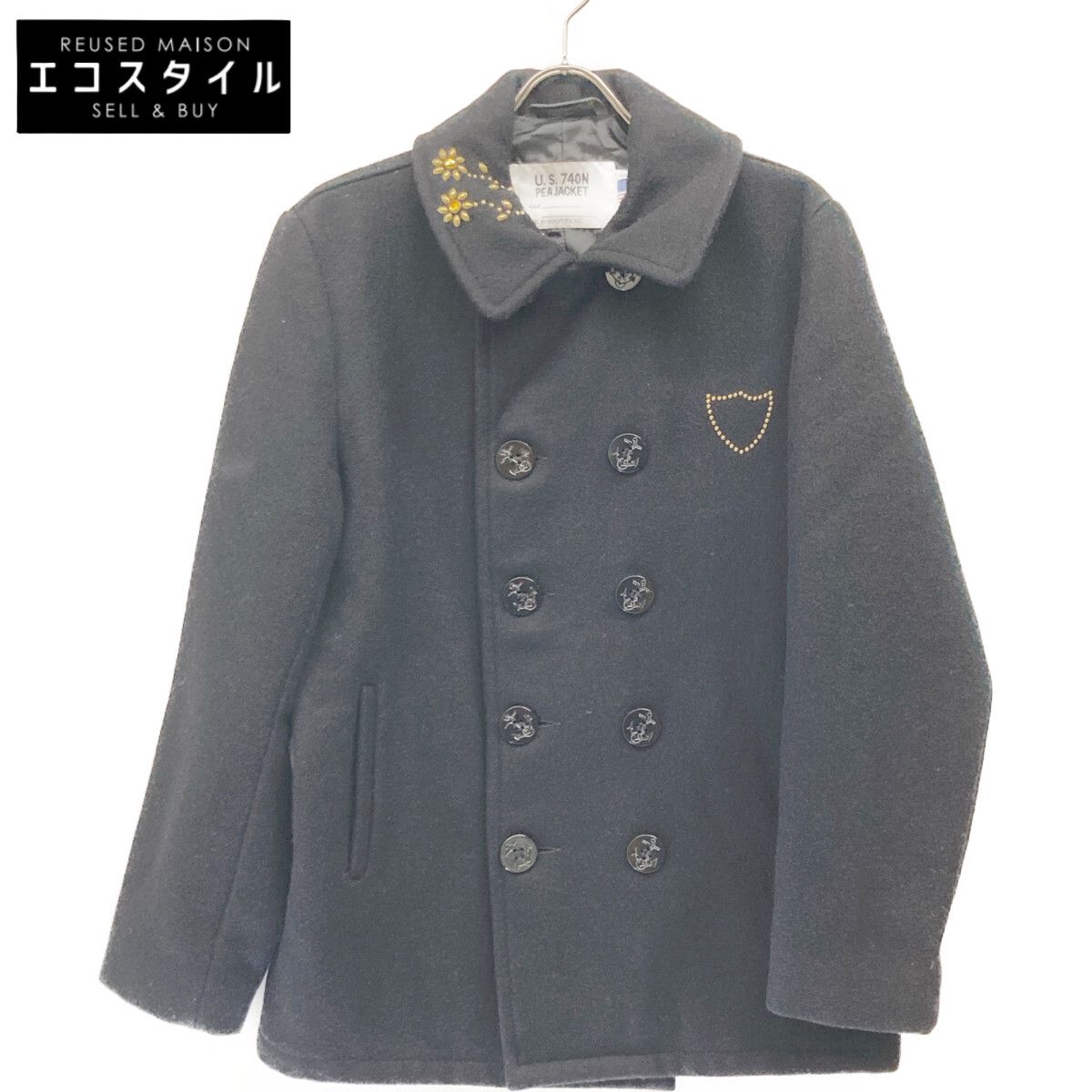 SCHOTT ショット シングル ピーコート 黒 サイズ 40 美品 楽天市場】schott ピーコート 40の通販