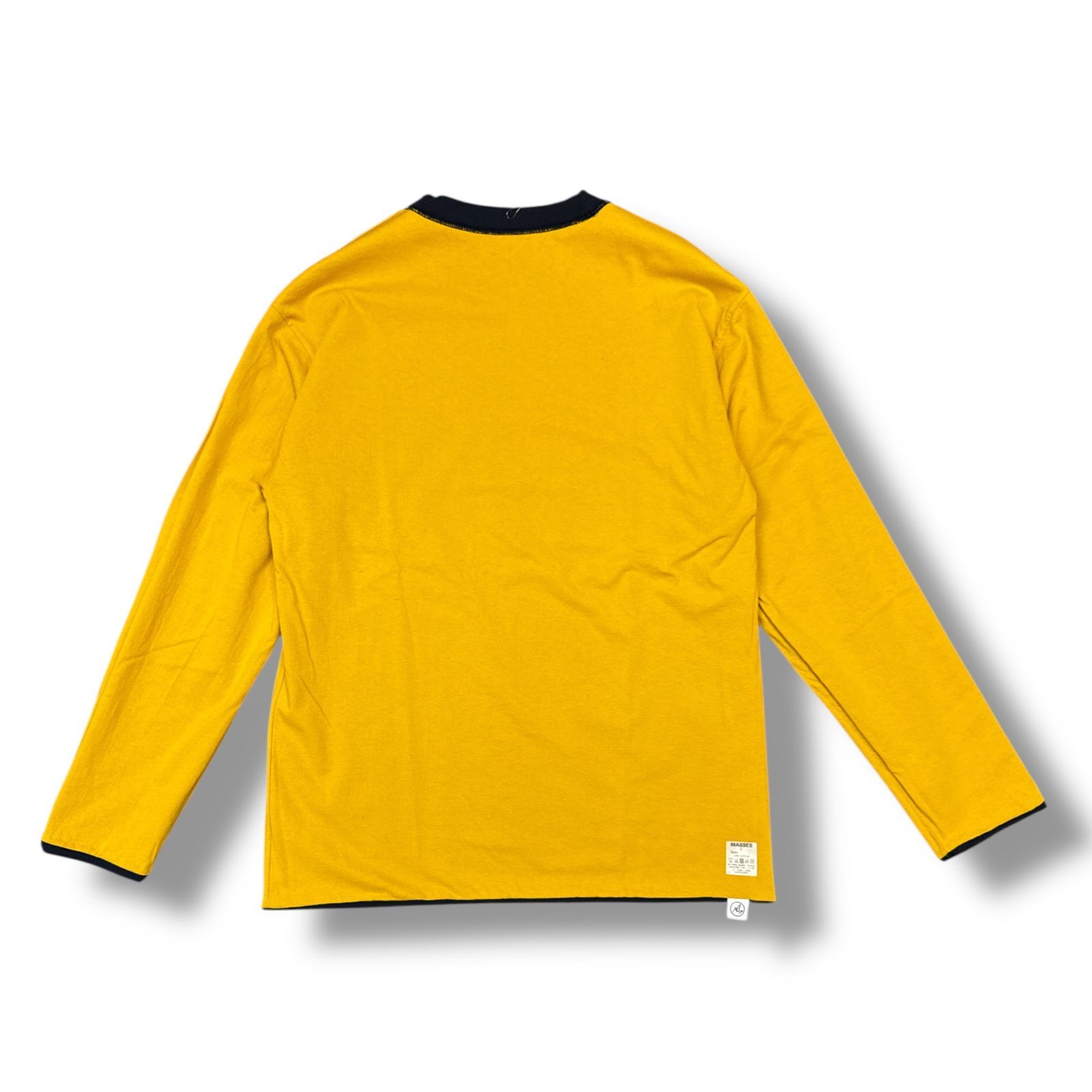参考上代19250円 未使用品 MASSES REVERSIBLE L/S SHIRT リバーシブル 