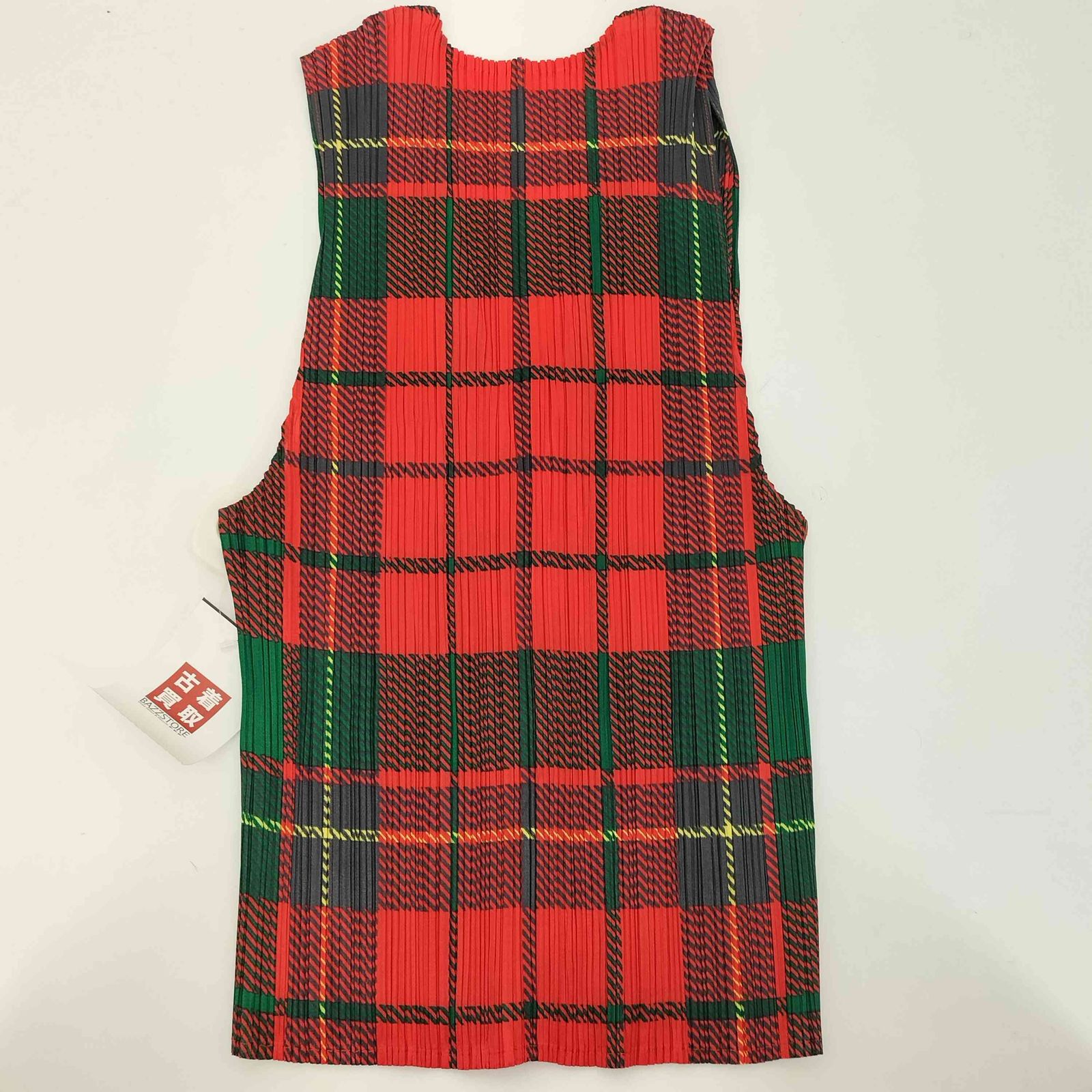 プリーツ プリーズ イッセイ ミヤケ レッド タータンチェック プリーツ シャツ プリーツプリーズイッセイミヤケ PLEATS PLEASE ISSEY MIYAKE