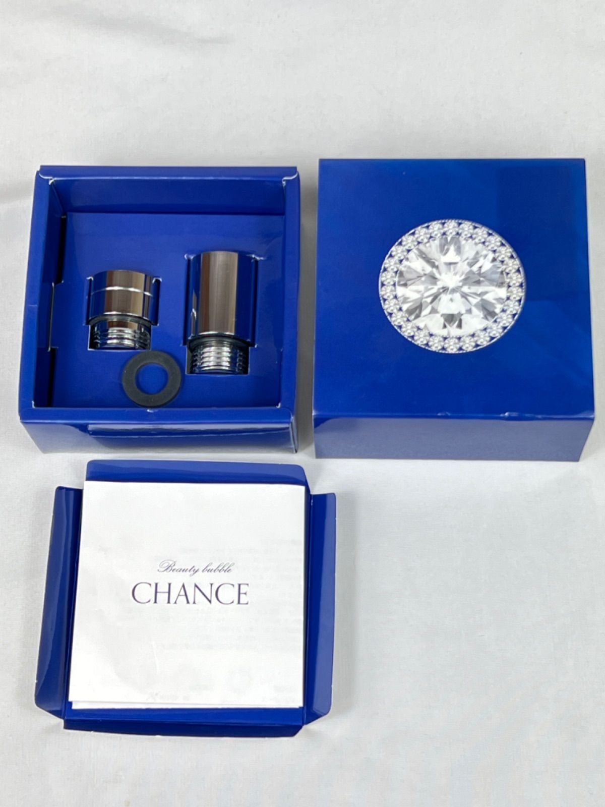 【新品未開封】シャワーヘッド　エビス化粧品　ビューティーバブルチャンス Beauty Bubble CHANCE(チャンス)ファインバブル発生器(シャワー