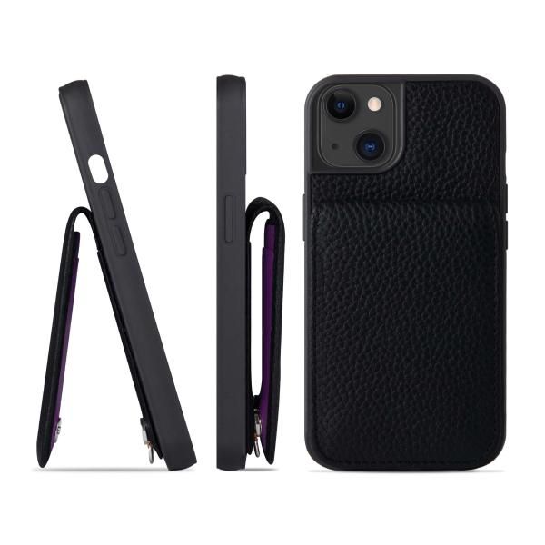 HANATORA] iPhone13 注文 ケース 本革 カードポケット ショルダー