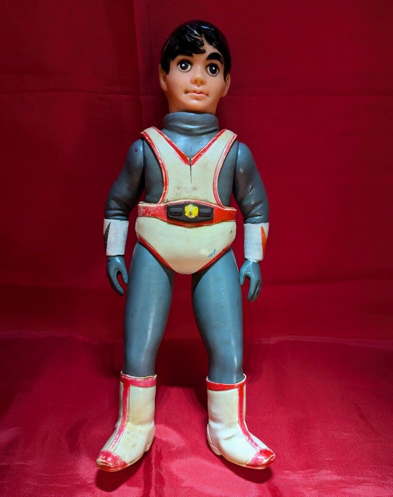 バンダイ スタンダードソフビ シルバー仮面 面替え 265mm グレー成型