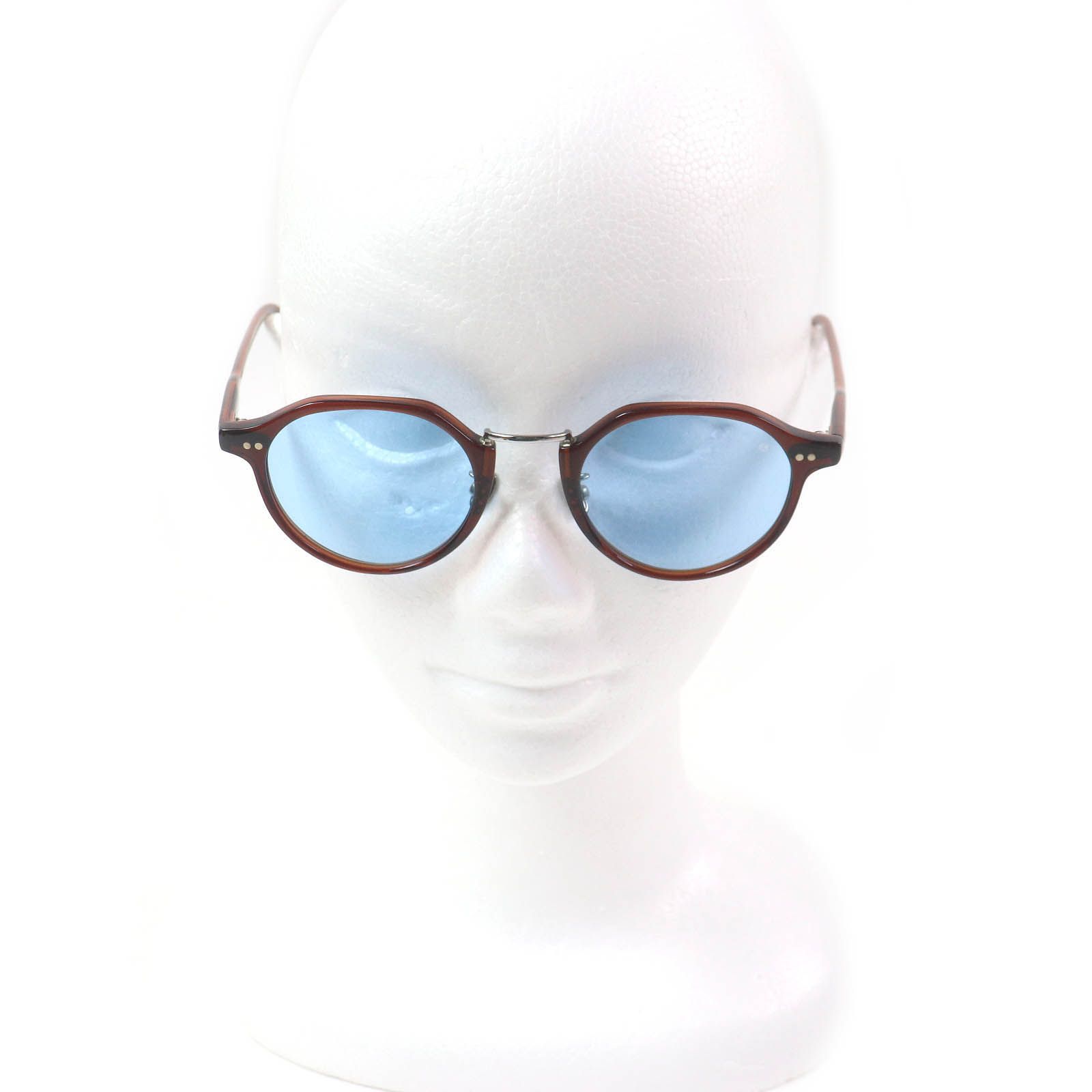 極美品□ayame アヤメ TPC ボストンフレーム デモレンズ アイウェア  