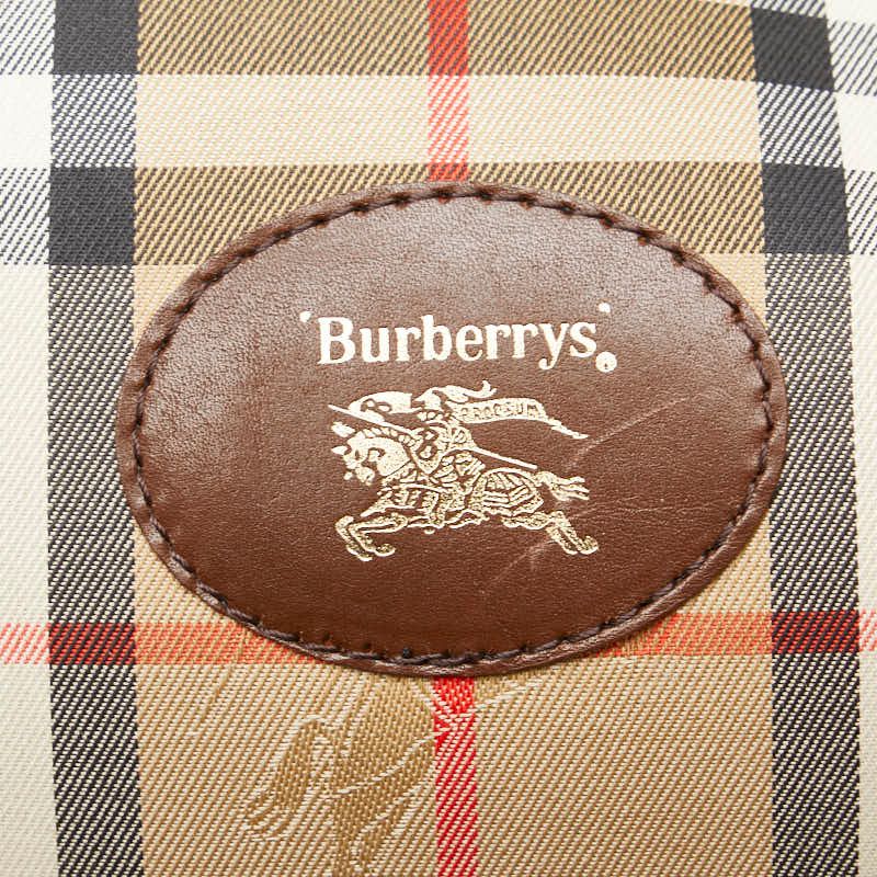 Burberry リュック ノバチェック ホースシャドー キャンバス レザー