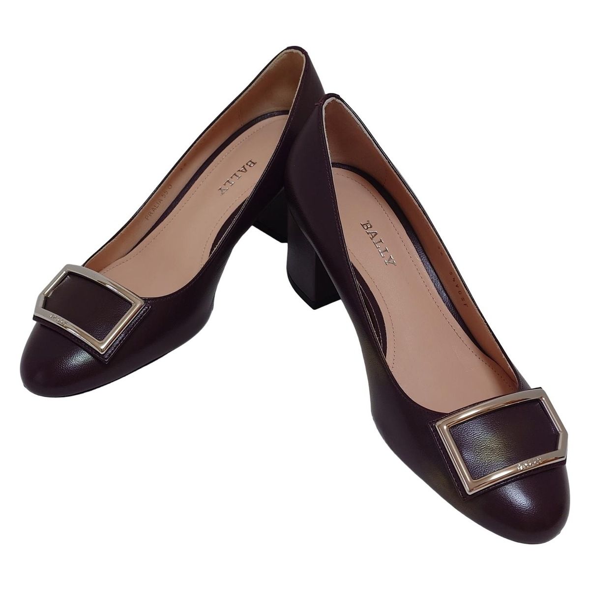 BALLY バリー パンプス 36 レディース - パープル レザー WWW_NOITHATQUANGTHANH_NET