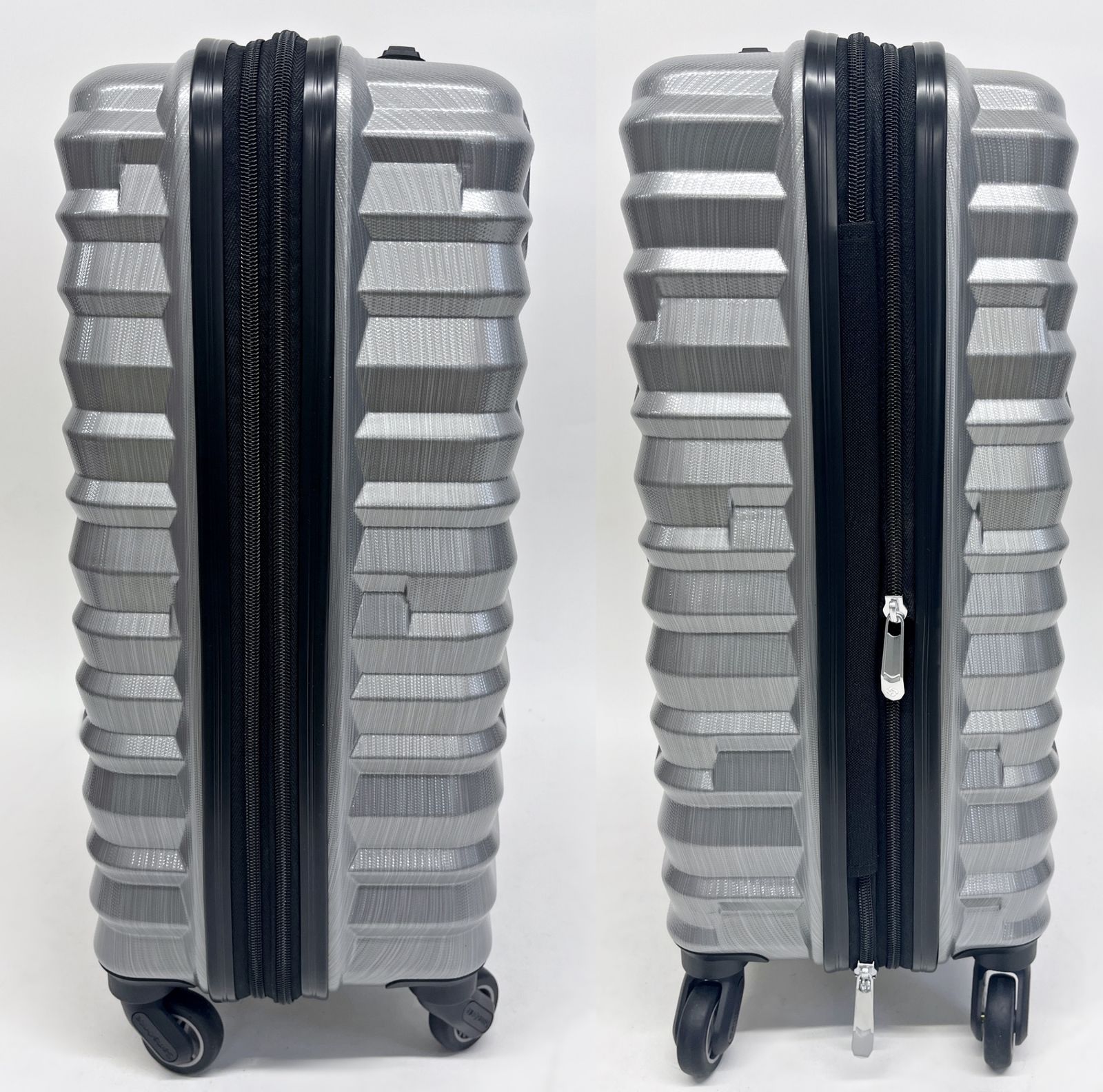 サムソナイト ジッププラス スーツケース 機内持ち込みサイズ シルバー