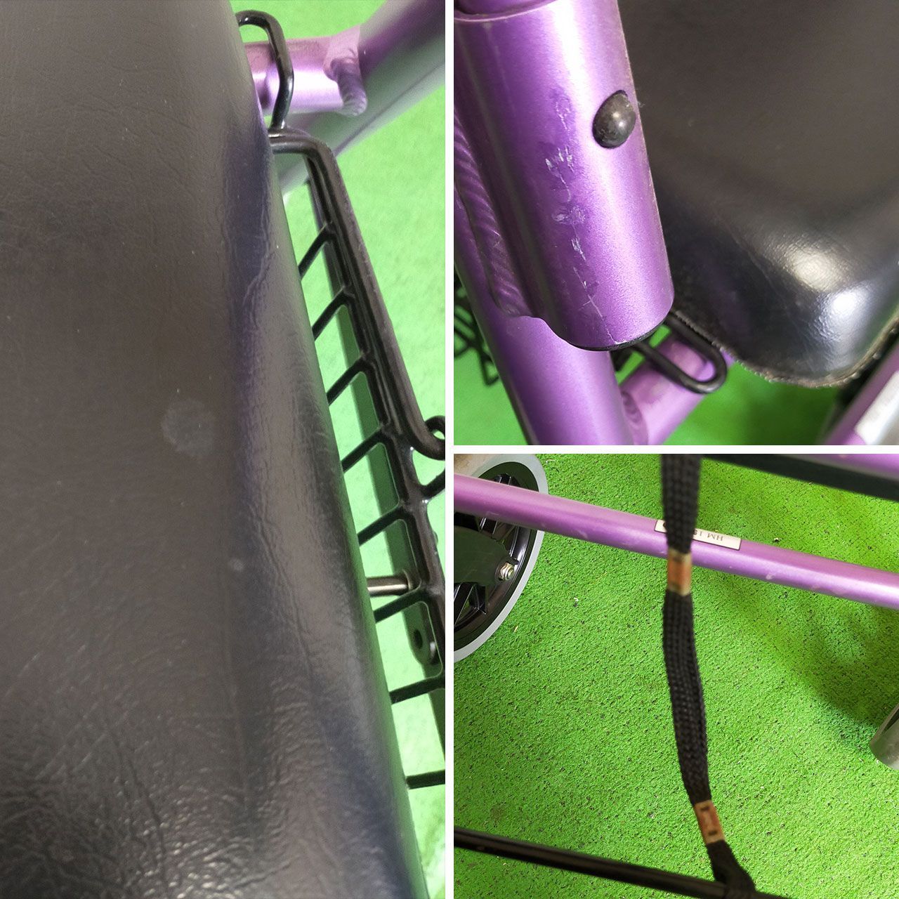 竹虎ヒューマンケア ハッピーミニ 軽量 歩行器 歩行車 補助 Amazon | 竹虎 【歩行車】 ハッピーミニ パープルメタリック