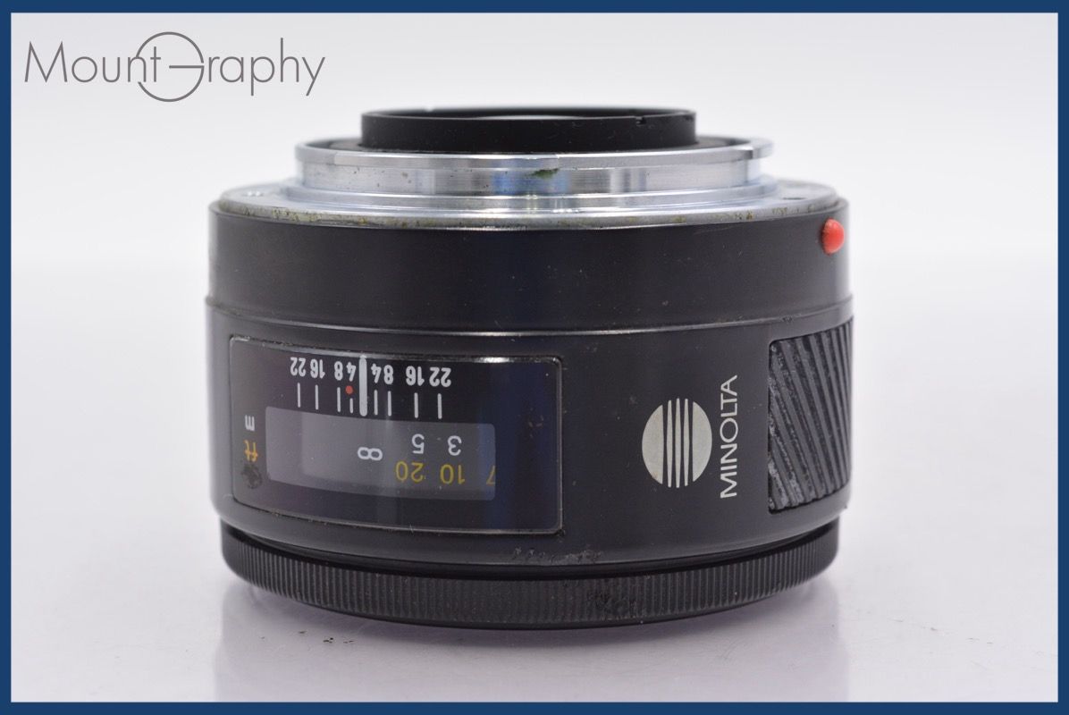 ☆良品☆ ミノルタ MINOLTA AF 50mm F1.4 前後キャップ&レンズ