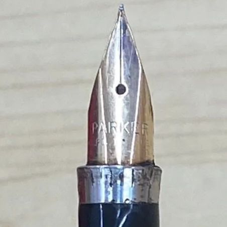 PARKER パーカー 万年筆 スターリングシルバー 14K 格子柄 ✨万年筆✨】 パーカー 14k ペン先 スターリングシルバー シズレ 格子