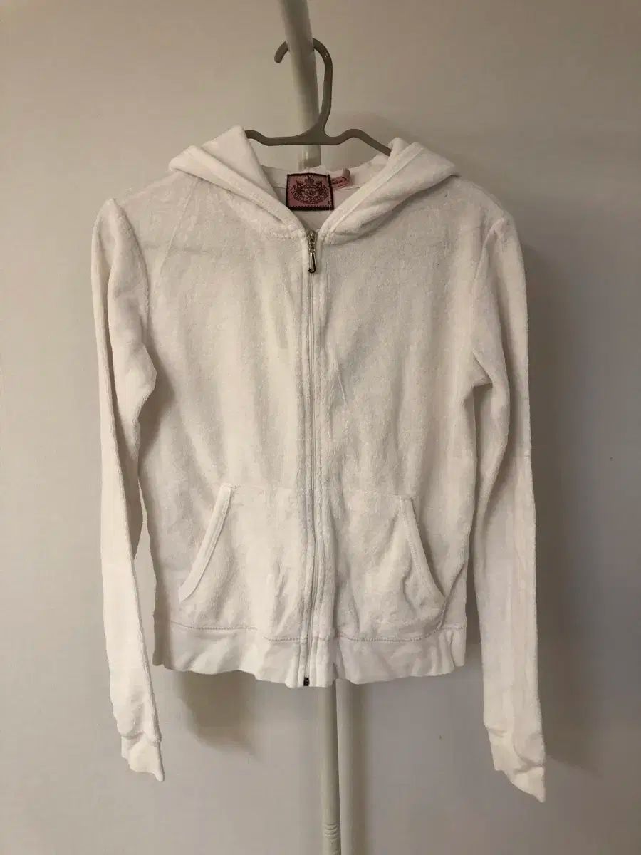 ジューシークチュール/淡いピンク パイル素材のフード付き上下　S ジューシークチュール/淡いピンク パイル素材のフード付き上下 S