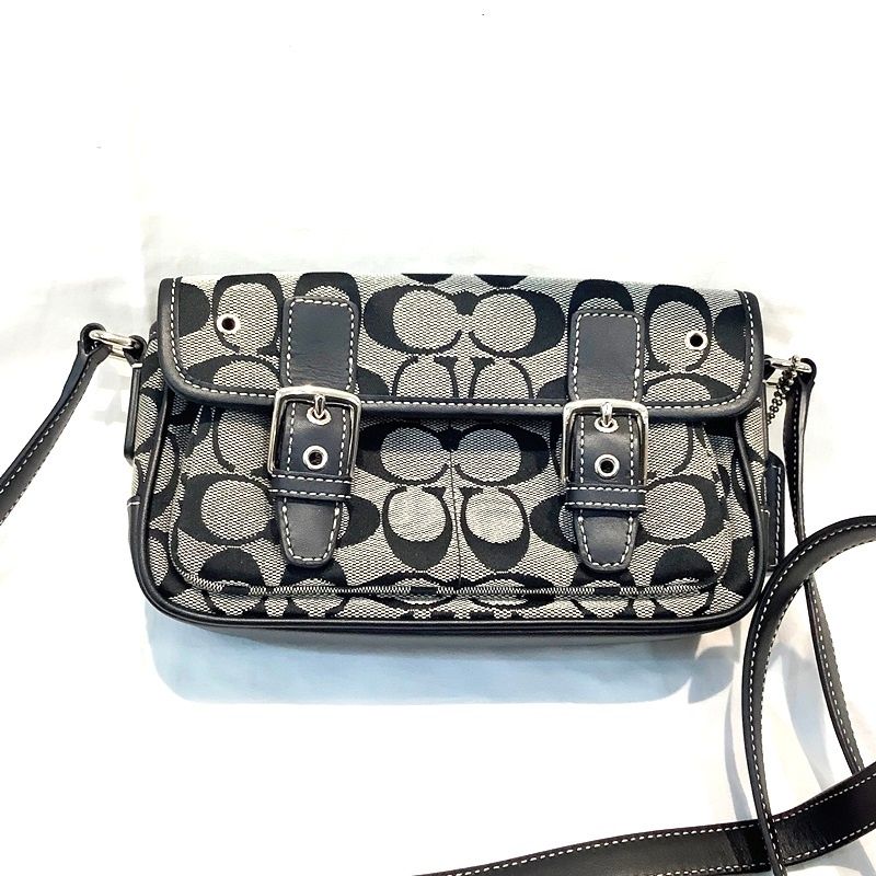 COACH】コーチ ミニ バッグ シグネチャー ストライプ 2way