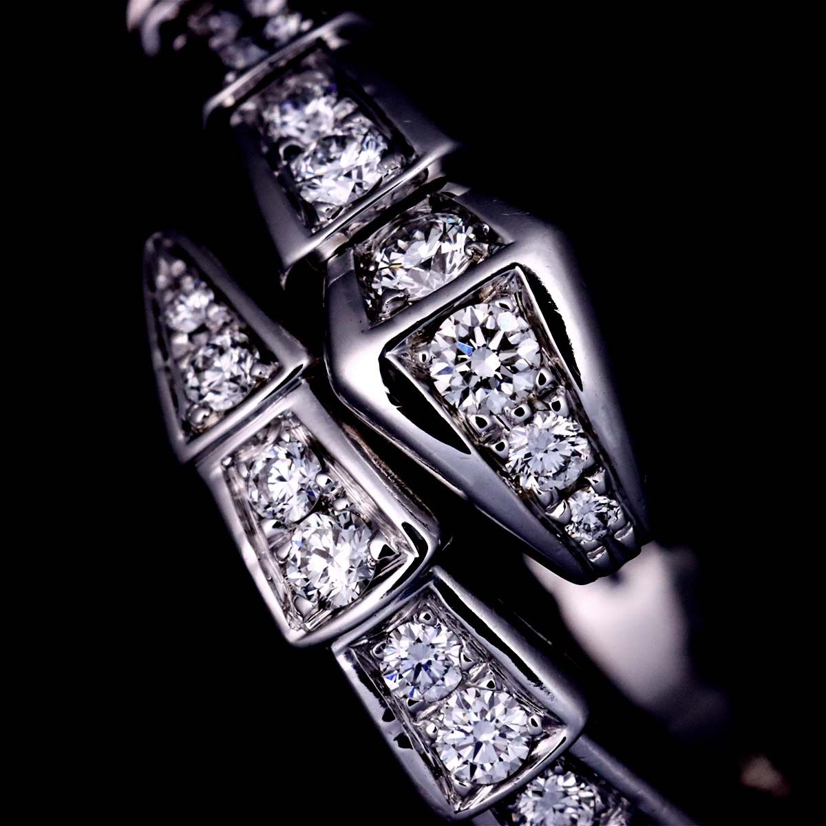 ブルガリ BVLGARI セルペンティ ヴァイパー #m リング ダイヤ