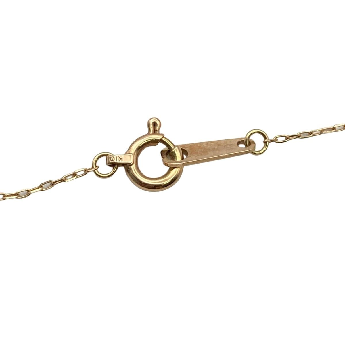 カナル4℃ K10PGダイヤネックレス Canal4℃ ネックレス K10ピンクゴールドネックレス レディース