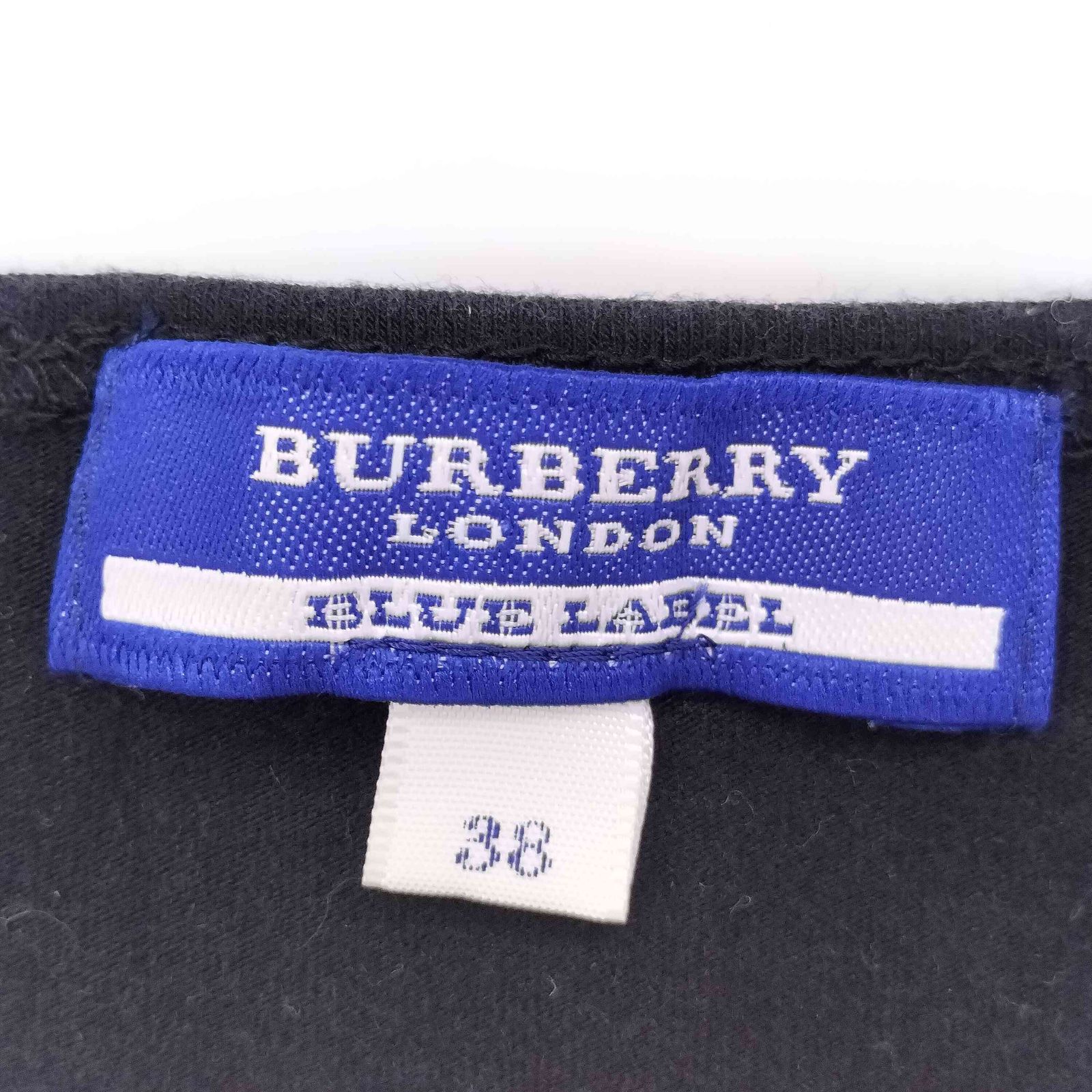 バーバリーブルーレーベル BURBERRY BLUE LABEL フロント刺繍タンク