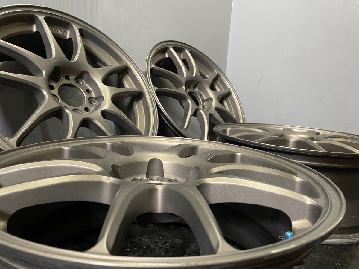 WORK EMOTION KAI/N ワーク エモーション 社外ホイール 18インチ 4本 7.5J5HPCD114.3+48　(VHE396) クレジットカード QR決済可能 WORK EMOTION KAI/N ワーク エモーション 社外ホイール 18インチ 4本