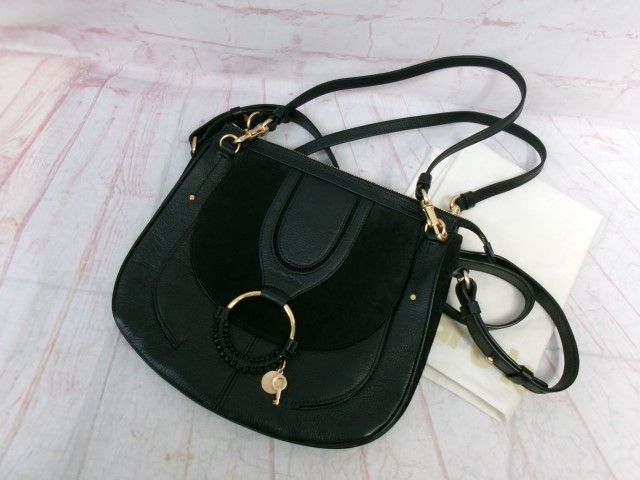 See By Chloe ｼｰﾊﾞｲｸﾛｴ 2wayﾊﾞｯｸﾞ ｼｮﾙﾀﾞｰﾊﾞｯｸﾞ ﾊﾝﾄﾞﾊﾞｯｸﾞ ﾌﾞﾗｯｸ 991849105